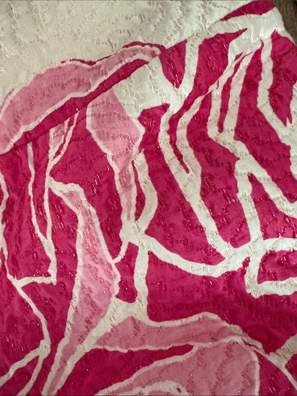 Lilly Pulitzer Strapless Pink and Cream Floral Sheath Dress - Picture 4 of 8